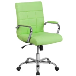 Flash Furniture Mid-Back Vinyl Executive Swivel Office Chair With Chrome Base And Arms 23 Flash Furniture Mid-Back Vinyl Executive Swivel Office Chair With Chrome Base And Arms -Furniture GUEST ccfb5106 7f82 46a6 890f 873261aeb6fd