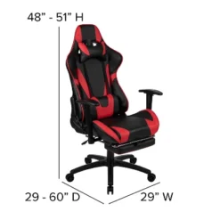 Flash Furniture Gaming Desk And Footrest Reclining Gaming Chair Set With Cup Holder And Headphone Hook -Furniture GUEST ce1725f6 2d0b 43be b580 6aefd7b65837
