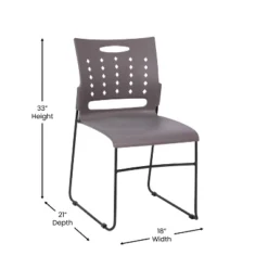 Flash Furniture 5 Pack HERCULES Series 881 Lb. Capacity Sled Base Stack Chair With Air-Vent Back 17 Flash Furniture 5 Pack HERCULES Series 881 Lb. Capacity Sled Base Stack Chair With Air-Vent Back -Furniture GUEST ce78e8a8 da52 4833 9601 3c8c27080ed4