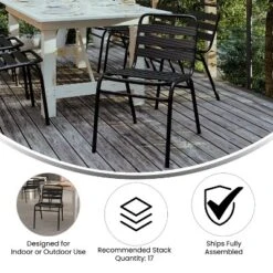 Flash Furniture Lila Aluminum Commercial Indoor-Outdoor Armless Restaurant Stack Chair With Triple Slat Back 17 Flash Furniture Lila Aluminum Commercial Indoor-Outdoor Armless Restaurant Stack Chair With Triple Slat Back -Furniture GUEST ceb58226 3bb1 46c4 b5ff 61cbee28b531