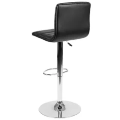 Flash Furniture Modern Vinyl Adjustable Height Barstool With Horizontal Stitch Back -Furniture GUEST cee396b7 aa81 4e4e ad00 29169097fac4