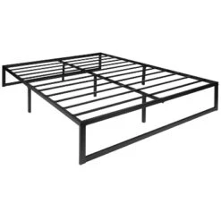 Flash Furniture 14 Inch Metal Platform Bed Frame - No Box Spring Needed With Steel Slat Support And Quick Lock Functionality 30 Flash Furniture 14 Inch Metal Platform Bed Frame - No Box Spring Needed With Steel Slat Support And Quick Lock Functionality -Furniture GUEST d07c9b1c c18b 42da 955b abc819823769