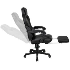 Flash Furniture Gaming Desk With Cup Holder/Headphone Hook/Monitor Stand & Reclining Back/Arms Gaming Chair With Footrest 18 Flash Furniture Gaming Desk With Cup Holder/Headphone Hook/Monitor Stand & Reclining Back/Arms Gaming Chair With Footrest -Furniture GUEST d0f5f4be 904a 460c 967c 66c66d53b815