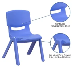 Flash Furniture 10 Pack Plastic Stackable School Chair With 12" Seat Height -Furniture GUEST d26635e7 ac9b 41e9 bdc3 c065fb962837