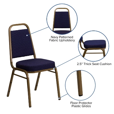 Flash Furniture HERCULES Series Trapezoidal Back Stacking Banquet Chair With 2.5" Thick Seat 11 Flash Furniture HERCULES Series Trapezoidal Back Stacking Banquet Chair With 2.5" Thick Seat - Image 11