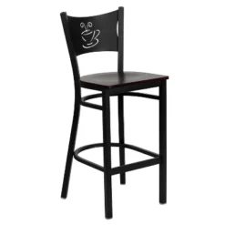 Flash Furniture Black Coffee Back Metal Restaurant Barstool -Furniture GUEST d3aec748 f6d5 4b1f 810b f72970690549
