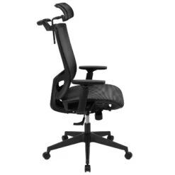 Flash Furniture Ergonomic Black Mesh Office Chair-Synchro-Tilt, Pivot Headrest, Adjustable Arms 21 Flash Furniture Ergonomic Black Mesh Office Chair-Synchro-Tilt, Pivot Headrest, Adjustable Arms -Furniture GUEST d3cf2539 60da 4429 98fa e18c0220f648