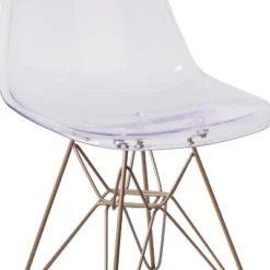 Flash Furniture Elon Series Ghost Chair With Gold Metal Base 13 Flash Furniture Elon Series Ghost Chair With Gold Metal Base -Furniture GUEST d43da26b 7378 46ea b5ce 3e0dfcb7d944