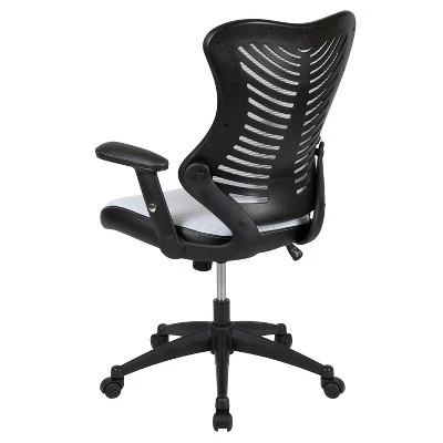 Flash Furniture High Back Designer Mesh Executive Swivel Ergonomic Office Chair With Adjustable Arms 10 Flash Furniture High Back Designer Mesh Executive Swivel Ergonomic Office Chair With Adjustable Arms - Image 10