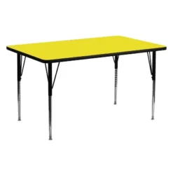 Flash Furniture 24''W X 60''L Rectangular HP Laminate Activity Table - Standard Height Adjustable Legs -Furniture GUEST d5bc2ab9 0eea 485e 8138 b510a8953285