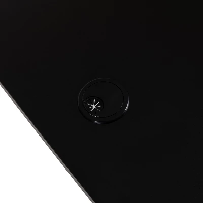 Flash Furniture 48" Wide Black Electric Height Adjustable Standing Desk With Mid-Back Black LeatherSoft And Chrome Executive Swivel Office Chair 12 Flash Furniture 48" Wide Black Electric Height Adjustable Standing Desk With Mid-Back Black LeatherSoft And Chrome Executive Swivel Office Chair - Image 12