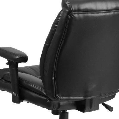 Flash Furniture HERCULES Series Big & Tall 400 Lb. Rated Swivel Ergonomic Task Office Chair With Deep Tufted Seating And Adjustable Arms 5 Flash Furniture HERCULES Series Big & Tall 400 Lb. Rated Swivel Ergonomic Task Office Chair With Deep Tufted Seating And Adjustable Arms - Image 5