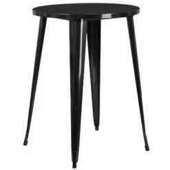 Flash Furniture Commercial Grade 30" Round Metal Indoor-Outdoor Bar Height Table -Furniture GUEST d8337d78 9a9b 4858 98c0 ebe1c3f65b6b