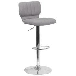 Flash Furniture Contemporary Vinyl Adjustable Height Barstool With Vertical Stitch Back And Chrome Base 26 Flash Furniture Contemporary Vinyl Adjustable Height Barstool With Vertical Stitch Back And Chrome Base -Furniture GUEST d837e509 360c 4cf5 8d38 855abc36e361
