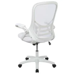 Flash Furniture Porter High Back White Mesh Ergonomic Swivel Office Chair With White Frame And Flip-up Arms 20 Flash Furniture Porter High Back White Mesh Ergonomic Swivel Office Chair With White Frame And Flip-up Arms -Furniture GUEST d8d6a538 8b67 48f5 89f0 a2f8d9638aba
