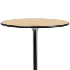 Flash Furniture Lars 30'' Round Wood Cocktail Table With 30'' And 42'' Columns - Set Of 5 -Furniture GUEST d983f18f 2905 444f 9359 6b70eabe6925