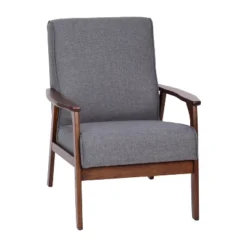 Flash Furniture Langston Commercial Grade Upholstered Mid Century Modern Arm Chair With Wooden Frame And Arms -Furniture GUEST d9dbbd47 4260 4728 9d19 3aa829e7f4e6