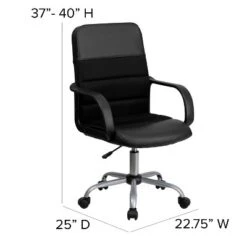 Swivel Task Chair Black Leather/Mesh - Flash Furniture 15 Swivel Task Chair Black Leather/Mesh - Flash Furniture -Furniture GUEST da0748a2 e210 439a 925a 43c086627e82