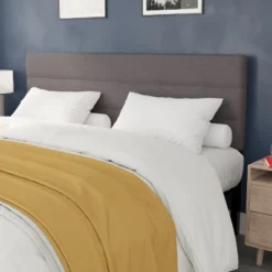 Flash Furniture Paxton Channel Stitched Upholstered Headboard, Adjustable Height From 44.5" To 57.25" -Furniture GUEST dc05e073 6ac3 4bec 86a9 6eb6be7a2881