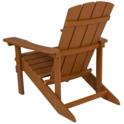 Flash Furniture Set Of 4 Charlestown All-Weather Poly Resin Wood Adirondack Chairs -Furniture GUEST dc0ab411 745f 48ec b17f 94b7e1c24637 1