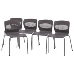 Flash Furniture HERCULES Series Set Of 5 Commercial Grade 770 Lb. Capacity Ergonomic Stack Chair With Lumbar Support And Steel Frame 23 Flash Furniture HERCULES Series Set Of 5 Commercial Grade 770 Lb. Capacity Ergonomic Stack Chair With Lumbar Support And Steel Frame -Furniture GUEST dc821c1c c072 497b 8ad6 d4369feb8d5c