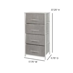 Flash Furniture 4 Drawer Wood Top Cast Iron Frame Vertical Storage Dresser With Easy Pull Fabric Drawers 13 Flash Furniture 4 Drawer Wood Top Cast Iron Frame Vertical Storage Dresser With Easy Pull Fabric Drawers -Furniture GUEST dcb22952 6790 4522 825e 79f00cd5b2e0