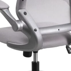 Flash Furniture Mid-Back Mesh Swivel Ergonomic Task Office Chair With Gray Frame And Flip-Up Arms -Furniture GUEST dd6f91ea 1cf7 43b4 b693 156a7d347e63