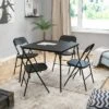 Flash Furniture 5 Piece Folding Card Table And Chair Set