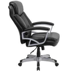 Hercules Series Big & Tall Executive Swivel Office Chair Black Leather - Flash Furniture