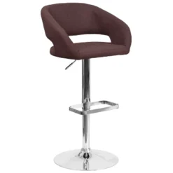 Flash Furniture Contemporary Vinyl Adjustable Height Barstool With Rounded Mid-Back 34 Flash Furniture Contemporary Vinyl Adjustable Height Barstool With Rounded Mid-Back -Furniture GUEST e0029fc3 67de 487d a274 4c289ef277e4