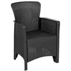 Flash Furniture Faux Rattan Plastic Chair Set With Matching Side Table 11 Flash Furniture Faux Rattan Plastic Chair Set With Matching Side Table -Furniture GUEST e0188d94 5e35 4c63 84a8 6eb7fb659817