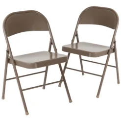 Flash Furniture 2 Pack HERCULES Series Double Braced Metal Folding Chair -Furniture GUEST e0372a6e ea45 457e 9f40 3e0a3b7e3bf2