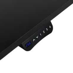 Flash Furniture 48" Wide Black Electric Height Adjustable Standing Desk With Designer Armless White Ribbed Swivel Task Office Chair 22 Flash Furniture 48" Wide Black Electric Height Adjustable Standing Desk With Designer Armless White Ribbed Swivel Task Office Chair -Furniture GUEST e0a25fca 9af5 4821 b149 96fd682438a2