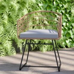 Flash Furniture Devon 3-Piece Patio Bistro Set, Indoor/Outdoor Rattan Rope Chairs, Acacia Wood Top Table & Seat Cushions 14 Flash Furniture Devon 3-Piece Patio Bistro Set, Indoor/Outdoor Rattan Rope Chairs, Acacia Wood Top Table & Seat Cushions -Furniture GUEST e0f39707 24be 4371 9954 b517a303cf24