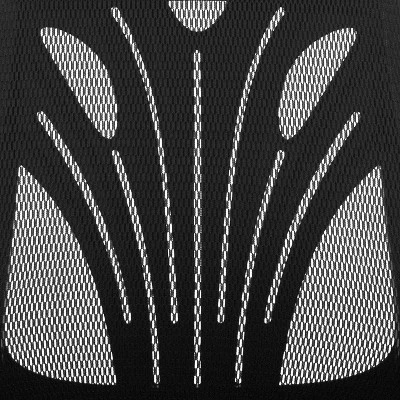 Flash Furniture Mid-Back Designer Black Mesh Swivel Task Office Chair With Open Arms 9 Flash Furniture Mid-Back Designer Black Mesh Swivel Task Office Chair With Open Arms - Image 9