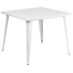 Flash Furniture Commercial Grade 35.5" Square Metal Indoor-Outdoor Table -Furniture GUEST e258a4f1 fcca 4b9d a3e7 bd9c8579dbcf