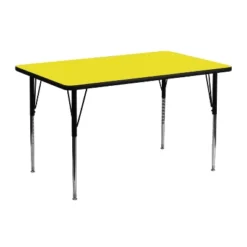 Flash Furniture 24''W X 48''L Rectangular HP Laminate Activity Table - Standard Height Adjustable Legs 9 Flash Furniture 24''W X 48''L Rectangular HP Laminate Activity Table - Standard Height Adjustable Legs -Furniture GUEST e32a4fd0 83ae 4d03 b8c2 82da6c9aca48