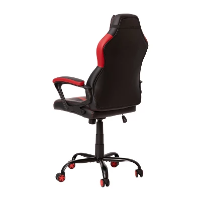 Flash Furniture Ergonomic Office Computer Chair - Adjustable Black And Red Designer Gaming Chair - 360° Swivel - Red Dual Wheel Casters 2 Flash Furniture Ergonomic Office Computer Chair - Adjustable Black And Red Designer Gaming Chair - 360° Swivel - Red Dual Wheel Casters - Image 2