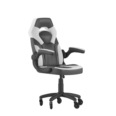 Flash Furniture X10 Gaming Chair Racing Office Computer PC Adjustable Chair With Flip-up Arms And Transparent Roller Wheels 8 Flash Furniture X10 Gaming Chair Racing Office Computer PC Adjustable Chair With Flip-up Arms And Transparent Roller Wheels - Image 8