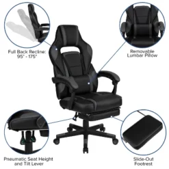 Flash Furniture Gaming Desk With Cup Holder/Headphone Hook/Monitor Stand & Reclining Back/Arms Gaming Chair With Footrest 14 Flash Furniture Gaming Desk With Cup Holder/Headphone Hook/Monitor Stand & Reclining Back/Arms Gaming Chair With Footrest -Furniture GUEST e66a45e6 11eb 4e66 a939 0cac25bbe844
