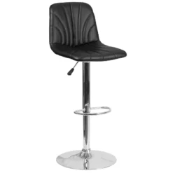 Flash Furniture Contemporary Vinyl Adjustable Height Barstool With Embellished Stitch Design And Chrome Base -Furniture GUEST e6e3a066 9ac1 4020 a2d8 e6ebd5dc133d