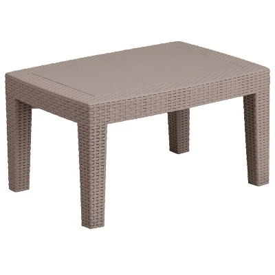 Flash Furniture Rattan Coffee Table 11 Flash Furniture Rattan Coffee Table - Image 11