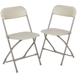 Flash Furniture Hercules™ Series Plastic Folding Chair - 2 Pack 650LB Weight Capacity -Furniture GUEST e82b5755 088a 4554 9ba6 645ccf49f535