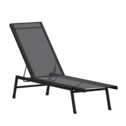 Flash Furniture Brazos Adjustable Chaise Lounge Chair, All-Weather Outdoor Five-Position Recliner -Furniture GUEST e9cb5ef3 82a5 4672 b0e9 5add1a63c08a
