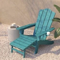 Flash Furniture Newport HDPE Adirondack Chair With Cup Holder And Pull Out Ottoman, All-Weather HDPE Indoor/Outdoor Lounge Chair 17 Flash Furniture Newport HDPE Adirondack Chair With Cup Holder And Pull Out Ottoman, All-Weather HDPE Indoor/Outdoor Lounge Chair -Furniture GUEST ea704f31 f21b 4ba9 ab58 f885caeb135a