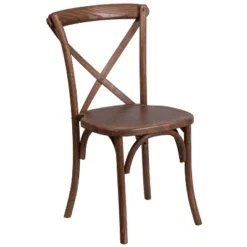 Flash Furniture HERCULES Series Stackable Wood Cross Back Chair -Furniture GUEST ebc05816 daea 47ad bda4 0d36eadc367c