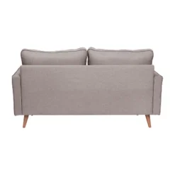 Flash Furniture Hudson Mid-Century Modern Loveseat Sofa With Tufted Upholstery & Solid Wood Legs -Furniture GUEST ebd297b9 a68d 4b70 9211 0e3703c097dc