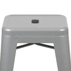 Flash Furniture 24" High Metal Counter-Height, Indoor Bar Stool - Stackable Set Of 4 -Furniture GUEST ec67cb50 b7cf 4e3b b2ac b3a43dd8cd46