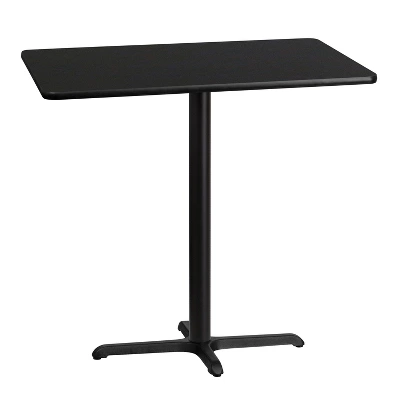 Flash Furniture 30'' X 42'' Rectangular Laminate Table Top With 23.5'' X 29.5'' Bar Height Table Base 3 Flash Furniture 30'' X 42'' Rectangular Laminate Table Top With 23.5'' X 29.5'' Bar Height Table Base - Image 3