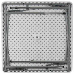 Flash Furniture 2.79-Foot Square Height Adjustable Granite White Plastic Folding Table -Furniture GUEST ed7822ed 8a9c 4981 9f13 4f5f5bc66720